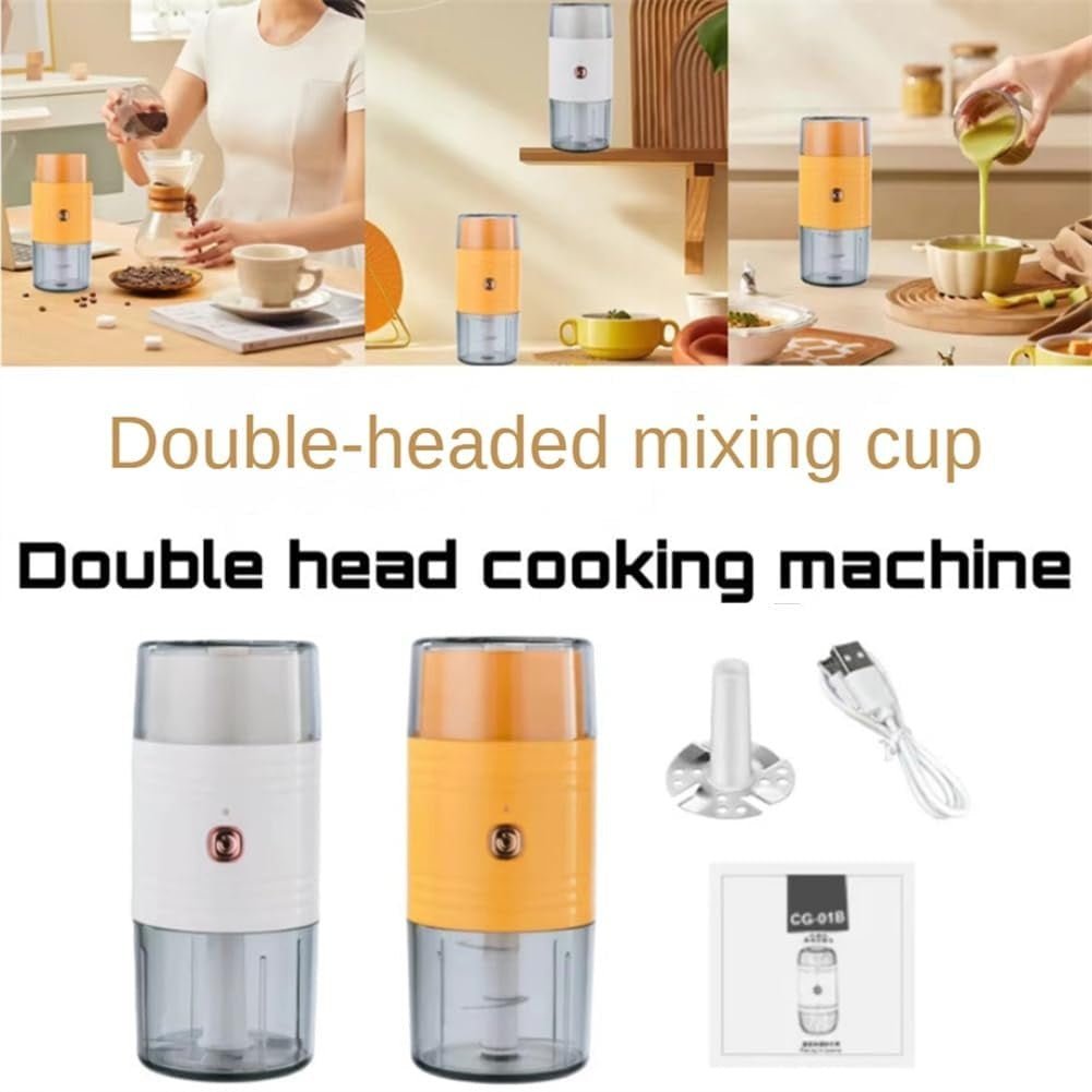 Mini Food Processor Double - Headed Electric Chopper - Techmanistan in Pakistan