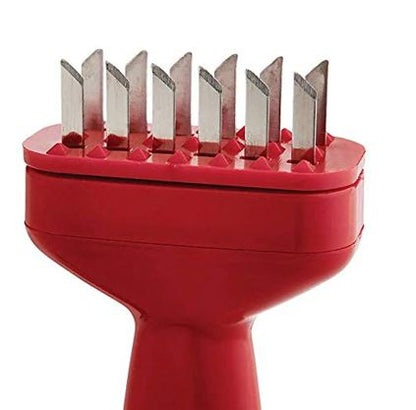 Mini Meat Tenderizer Spring - loaded Meat Tenderizer Meat Chopper w/ 12 Sharp Stainless Steel Blades Meat Chopper, Stainless Steel Blade Mini Meat Tenderizer - Techmanistan in Pakistan
