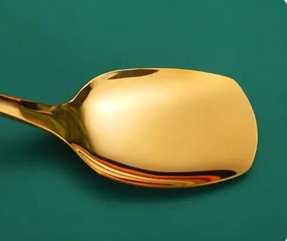 Mirror Polished Stainless Steel Dessert Serving Spoon - Techmanistan in Pakistan