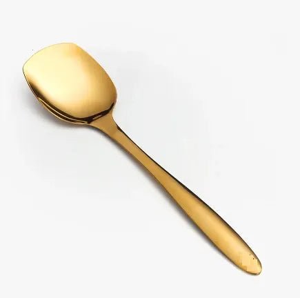 Mirror Polished Stainless Steel Dessert Serving Spoon - Techmanistan in Pakistan