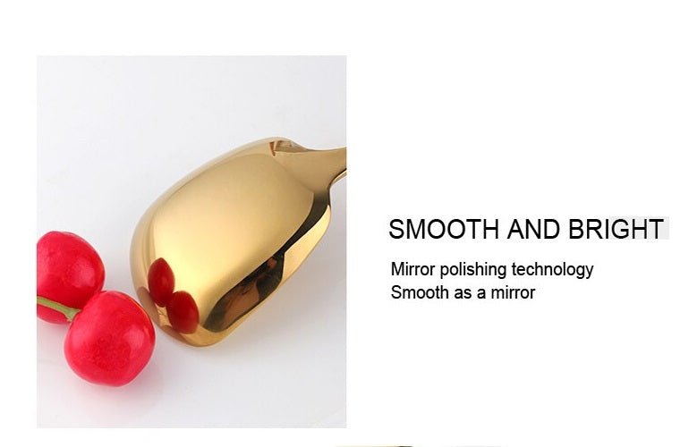 Mirror Polished Stainless Steel Rice Serving Spoon For Dinner Premium Food Grade Cutlery Set - Techmanistan in Pakistan