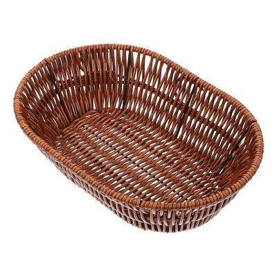 Multi purpose Oval Wicker/Imitation Rattan Basket For Holding Cellphones in Office, Mobile Holding Baskets For Office's & Restaurant - Techmanistan in Pakistan
