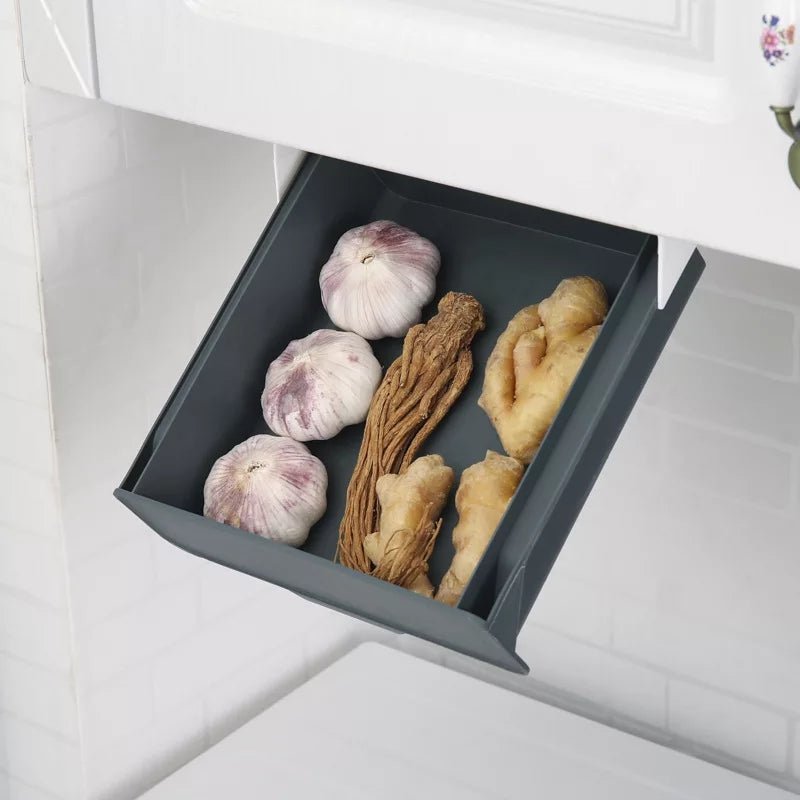 Multifunctional Self - Adhesive Retractable Under The Table Hidden Drawer Organizer - Techmanistan in Pakistan