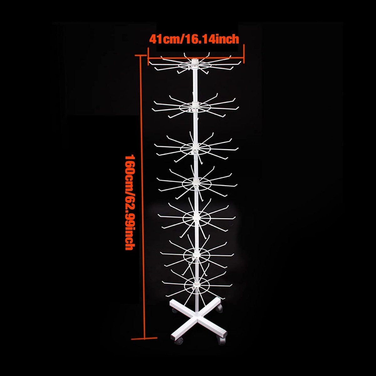 Multipurposed 7 Tier Rotating Jewelry Holder - Techmanistan in Pakistan
