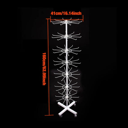 Multipurposed 7 Tier Rotating Jewelry Holder - Techmanistan in Pakistan