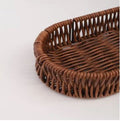 Multipurposed Imitation Rattan Oval Bread Basket - Techmanistan in Pakistan