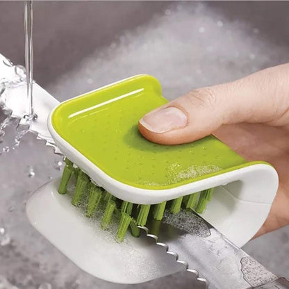 Non - Slip Cutlery Cleaner Brush - Techmanistan in Pakistan