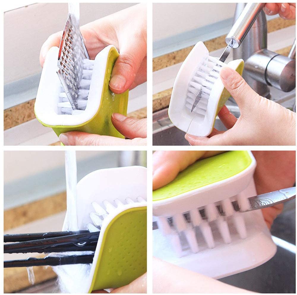 Non - Slip Cutlery Cleaner Brush - Techmanistan in Pakistan