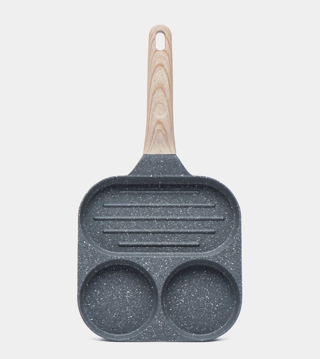 Non - Stick Egg Frying Pan with Wooden Handle - Techmanistan in Pakistan