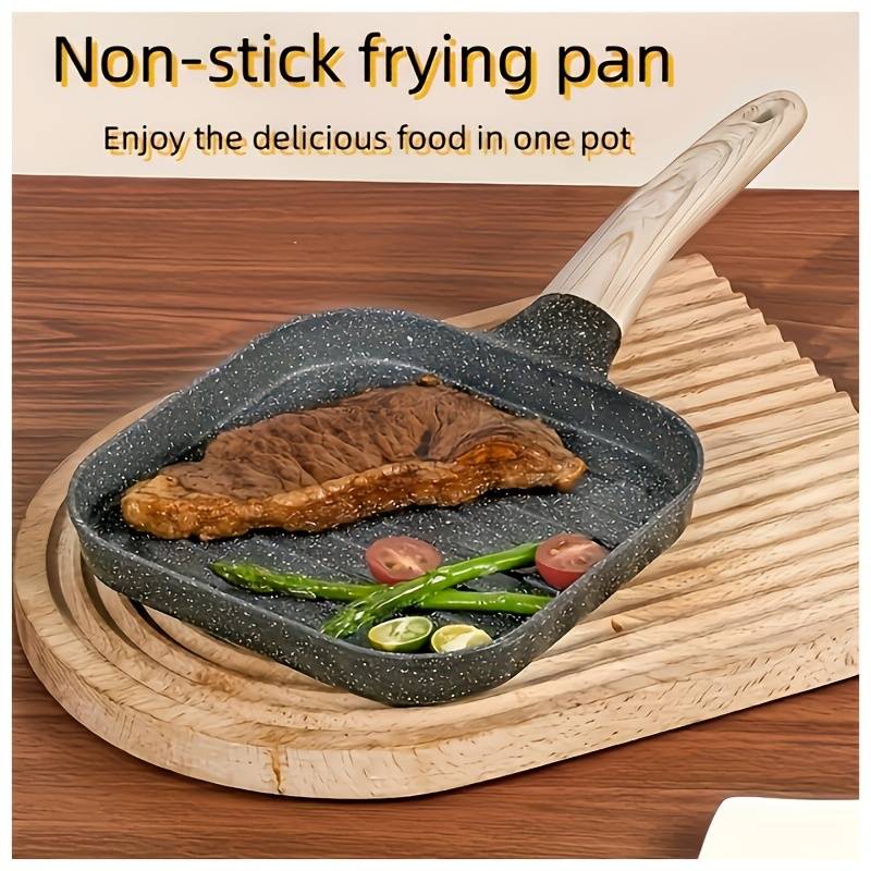 Non - Stick Egg Frying Pan with Wooden Handle - Techmanistan in Pakistan