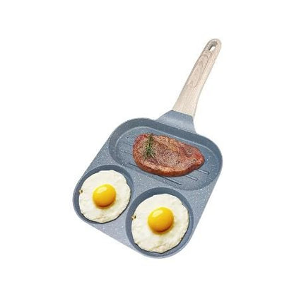 Non - Stick Egg Frying Pan with Wooden Handle - Techmanistan in Pakistan