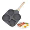 Non - Stick Egg Frying Pan with Wooden Handle - Techmanistan in Pakistan