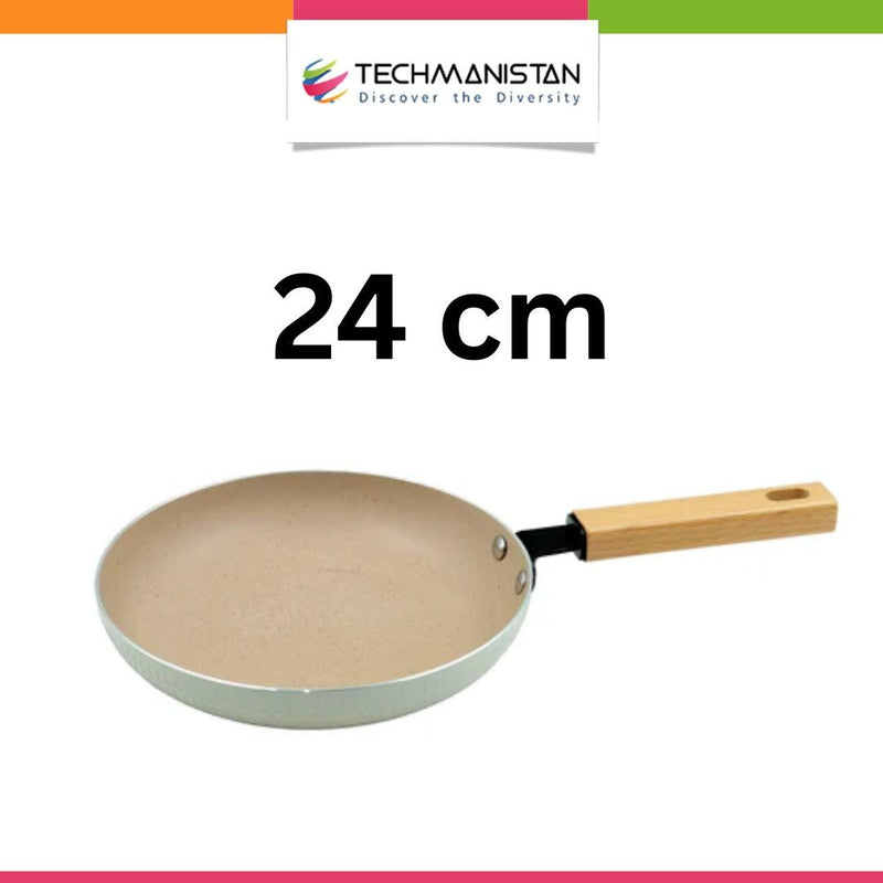 Non - Stick Granite Coated Frying Pan - Techmanistan in Pakistan