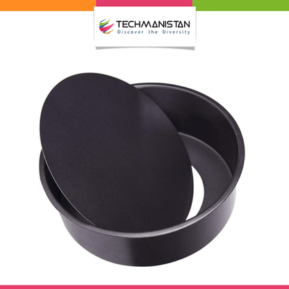 Nonstick & Quick Release Bottom Stainless Steel Round Cake Pan - Techmanistan in Pakistan