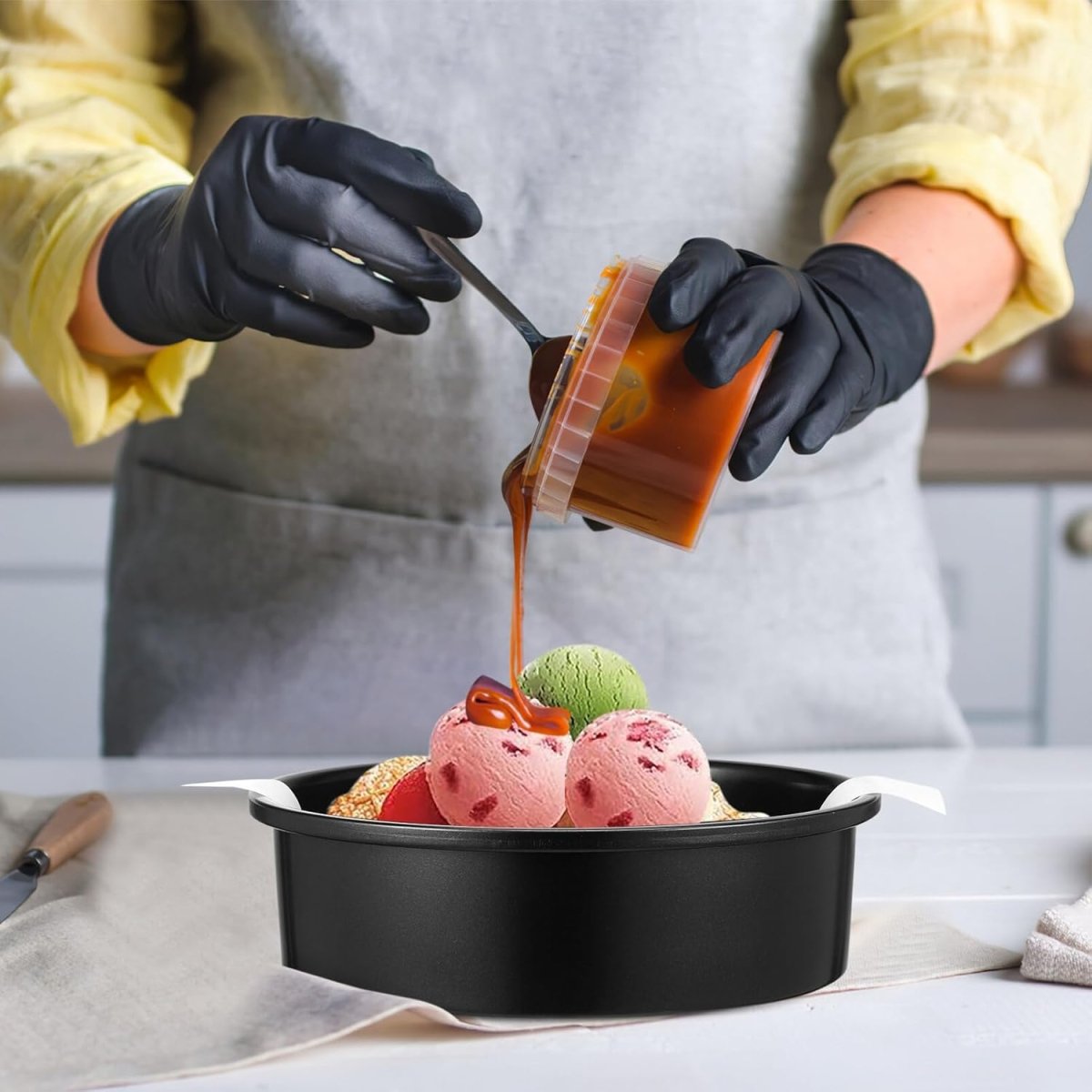 Nonstick & Quick Release Bottom Stainless Steel Round Cake Pan - Techmanistan in Pakistan