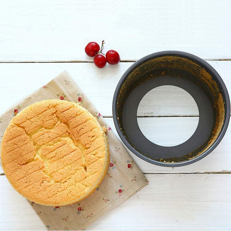 Nonstick & Quick Release Bottom Stainless Steel Round Cake Pan - Techmanistan in Pakistan