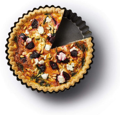 Nonstick & Quick Release Coating Loose Bottom Quiche Tart Pan - Techmanistan in Pakistan