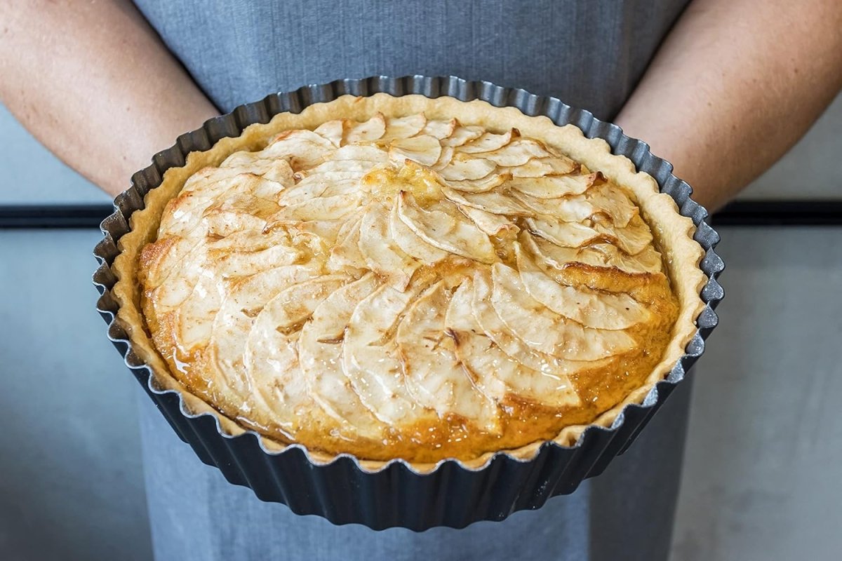 Nonstick & Quick Release Coating Loose Bottom Quiche Tart Pan - Techmanistan in Pakistan