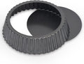 Nonstick & Quick Release Coating Loose Bottom Quiche Tart Pan - Techmanistan in Pakistan