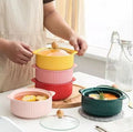 Nordic Ceramic Soup Bowl - Techmanistan in Pakistan