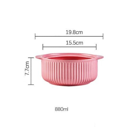 Nordic Ceramic Soup Bowl - Techmanistan in Pakistan