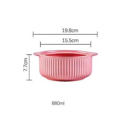 Nordic Ceramic Soup Bowl - Techmanistan in Pakistan