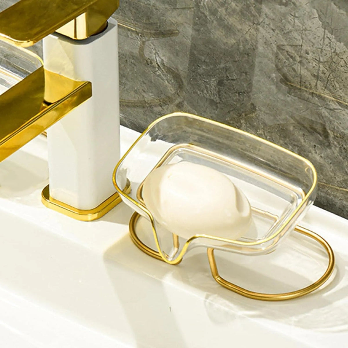 Not Punched Display Rack Luxury Soap Holder - Techmanistan in Pakistan