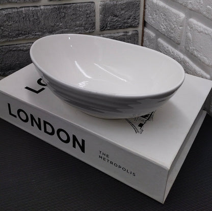 Oval Ceramic Serving Bowl - Techmanistan in Pakistan