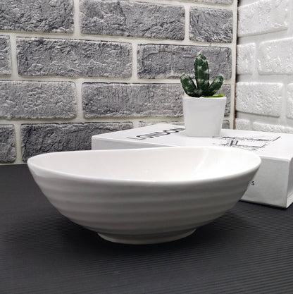 Oval Ceramic Serving Bowl - Techmanistan in Pakistan