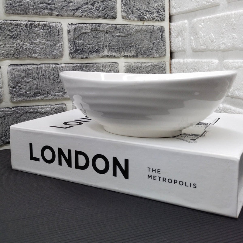 Oval Ceramic Serving Bowl - Techmanistan in Pakistan