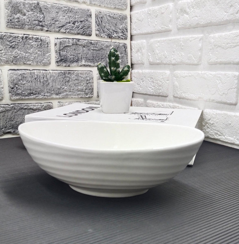 Oval Ceramic Serving Bowl - Techmanistan in Pakistan