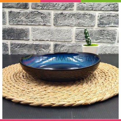 Oval Dinner Bowl Ceramic Lunch Plate - Techmanistan in Pakistan