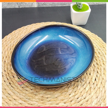 Oval Dinner Bowl Ceramic Lunch Plate - Techmanistan in Pakistan