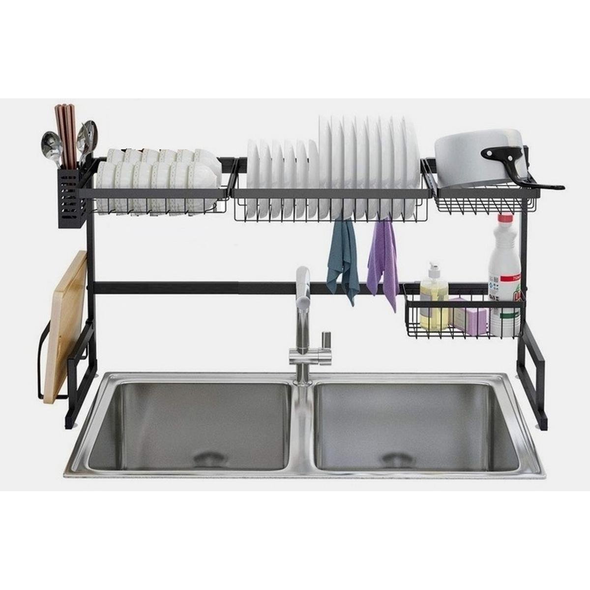 Over The Sink Dish Drying Rack and Storage Area - Techmanistan in Pakistan