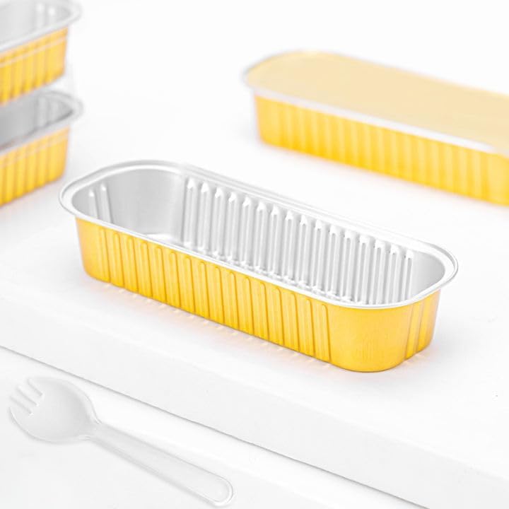 Pack of 10 - Disposable Baking Tins Foil Pans With Lids - Techmanistan