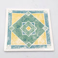 Pack Of 10 - PVC Wall Sticker, Tile Stickers For Bathroom & Kitchen - 15cm x 15cm Each - Techmanistan in Pakistan