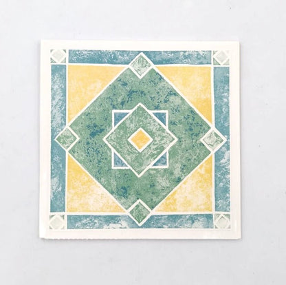 Pack Of 10 - PVC Wall Sticker, Tile Stickers For Bathroom & Kitchen - 15cm x 15cm Each - Techmanistan in Pakistan