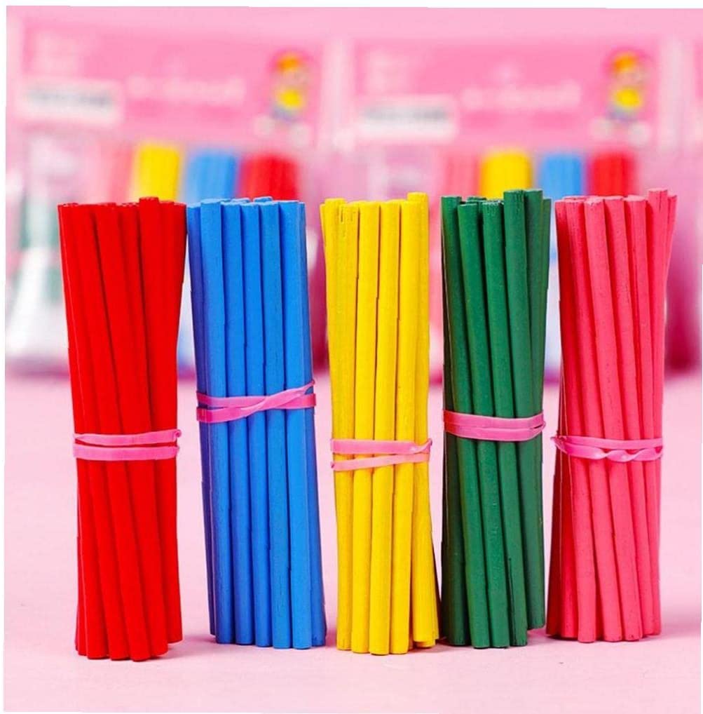 Pack of 100 - Mathematics Counting Sticks, Mathematics Montessori Teaching Aids Counting Rod - Techmanistan in Pakistan