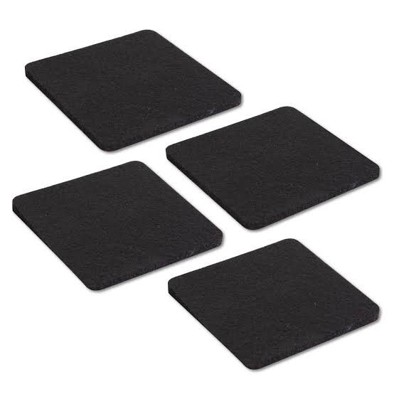 Pack of 12 - 4cm Sized Stick - On Self Adhesive Felt Pads - Techmanistan in Pakistan