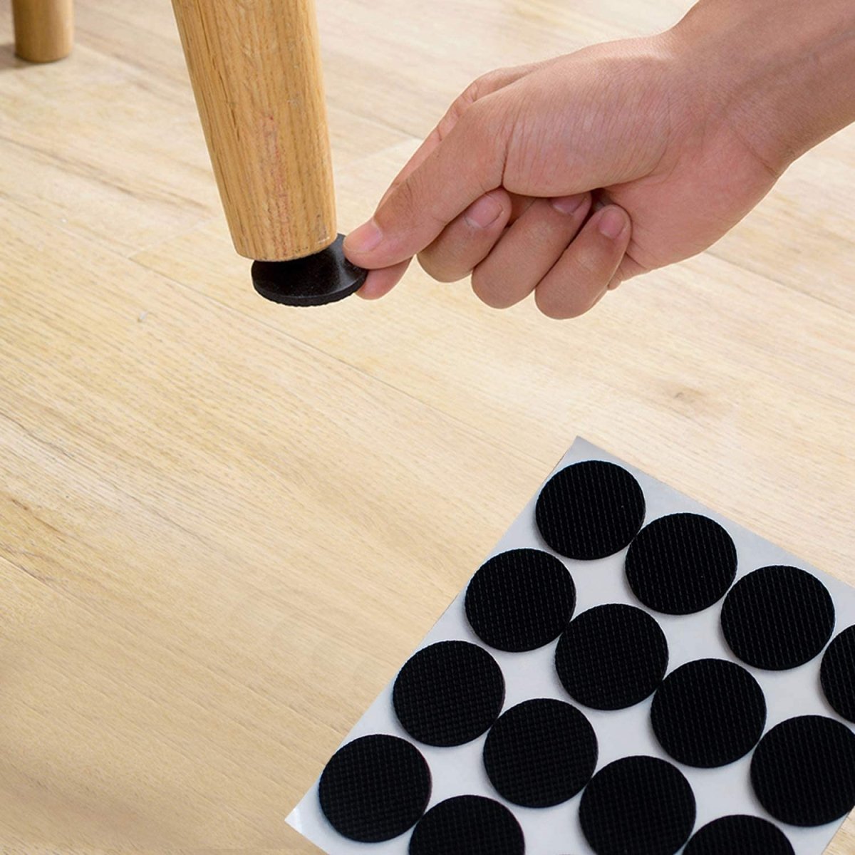 Pack Of 18 - Stick - On Non Slip Furniture Gripper Pads For Floors - Techmanistan in Pakistan