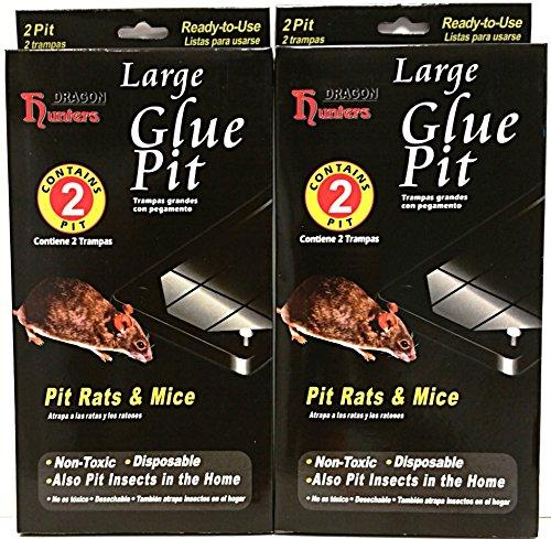 Pack of 2 - Glue Pit Poison Free Adhesive Mouse Glue Traps - Techmanistan in Pakistan
