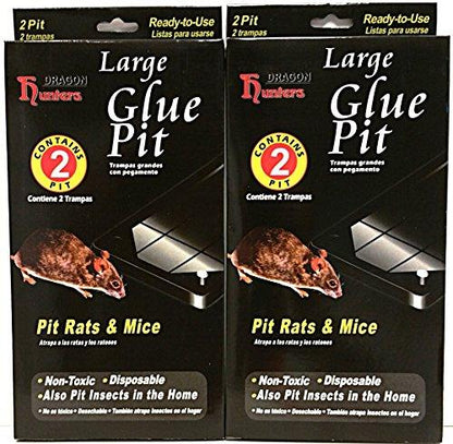Pack of 2 - Glue Pit Poison Free Adhesive Mouse Glue Traps - Techmanistan in Pakistan