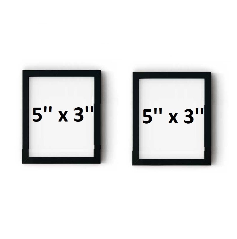 Pack of 2 - Photo Frames Collage Wall Hanging Wall Decor Set - Black - Techmanistan in Pakistan