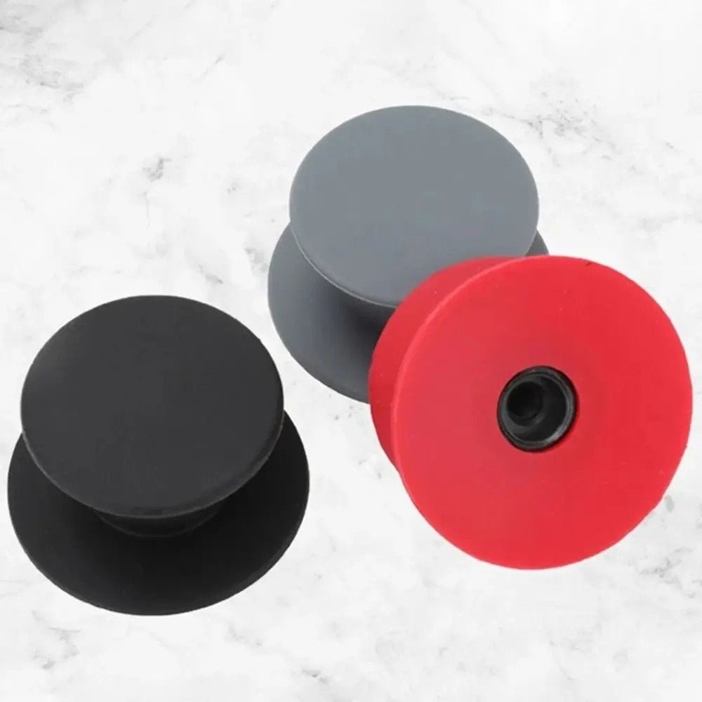 Pack of 2 - Random Color Silicone Knob Pot Lid Handle - Techmanistan in Pakistan