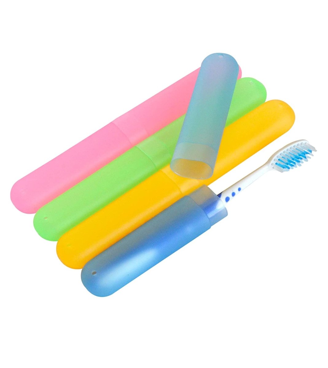 Pack of 2 - Random Color Toothbrush Case Holder - Techmanistan in Pakistan