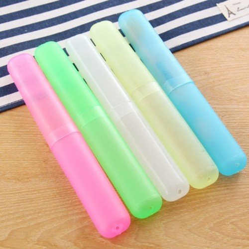 Pack of 2 - Random Color Toothbrush Case Holder - Techmanistan in Pakistan