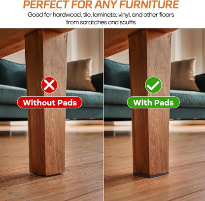 Pack of 24 - 3cm Sized Stick - On Self Adhesive Felt Pads - Techmanistan in Pakistan