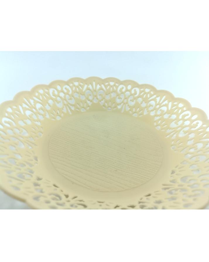 Pack of 3 - Hollow Flower Pattern Plates - Techmanistan in Pakistan