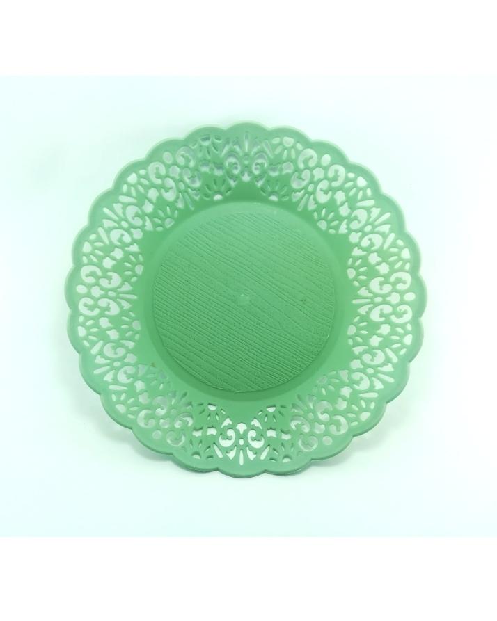 Pack of 3 - Hollow Flower Pattern Plates - Techmanistan in Pakistan