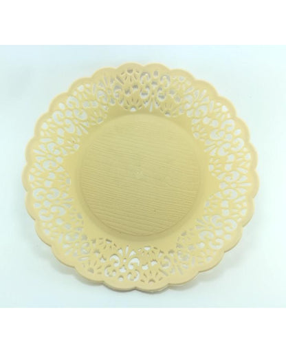 Pack of 3 - Hollow Flower Pattern Plates - Techmanistan in Pakistan